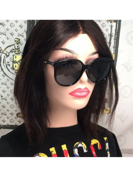 New Authentic Chic Black Sunglasses GG0261SA 001 main image 5